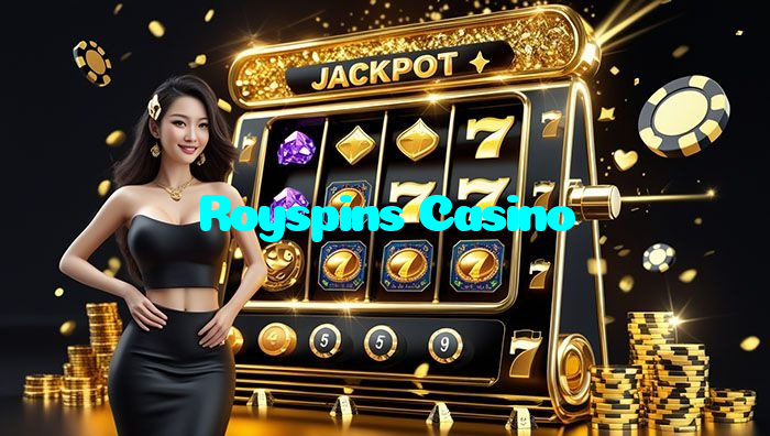 Royspins Casino casino presented on mobile device in Pakistan with slots and live games